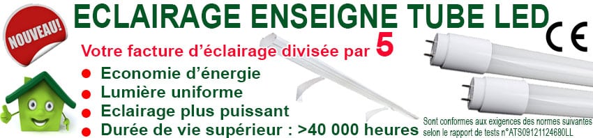 eclairage tube led